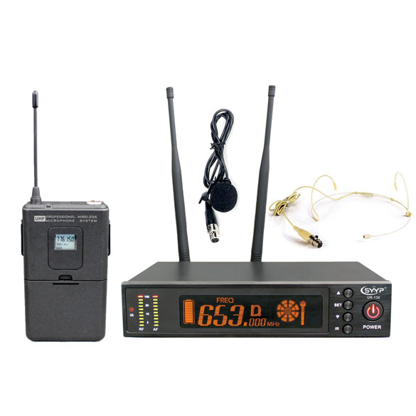 UR-130 真分集一拖一頭戴領(lǐng)夾式麥克風(fēng)